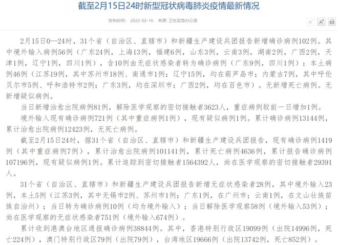 警报！昨天新增102例！刚刚报道：又有三人检测呈阳性！除非必要，否则不要离开